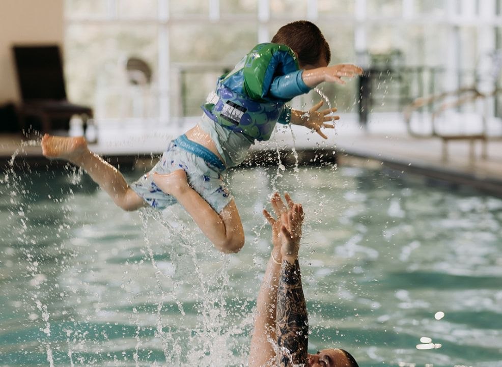 Indoor out door pool at Algonquin resortAndrews By the Sea, New Brunswick