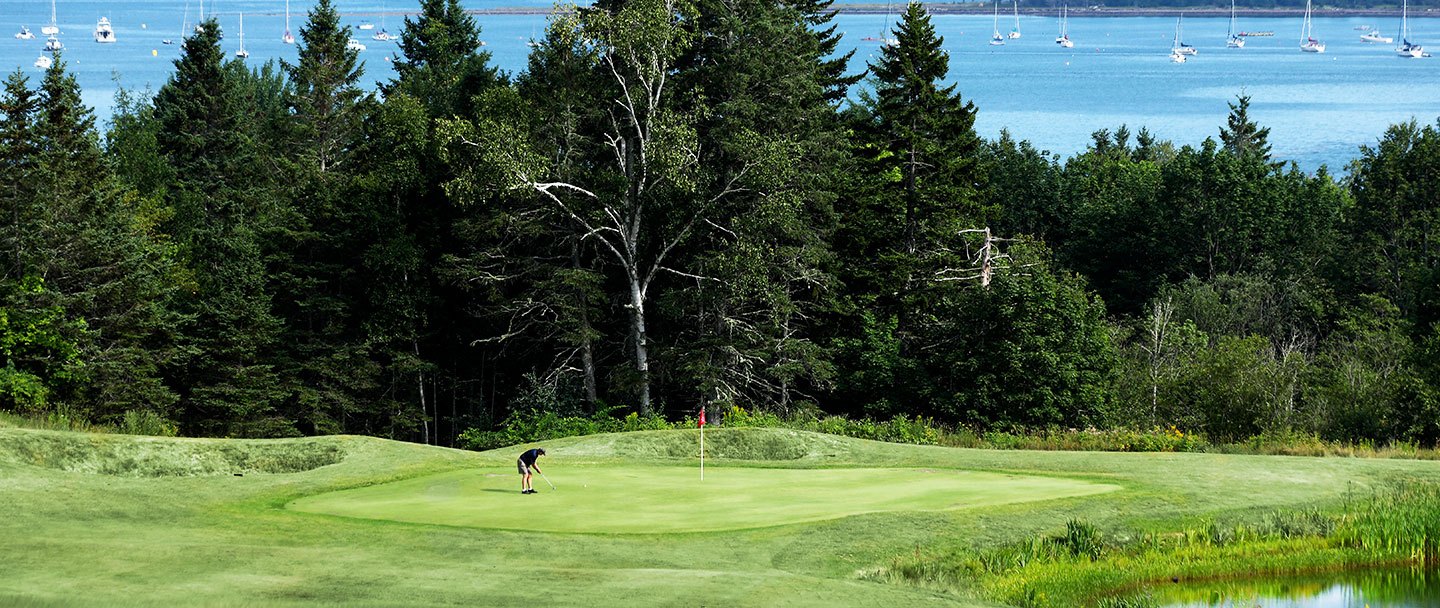Golf hole-1 Algonquin resort, Andrews by the sea