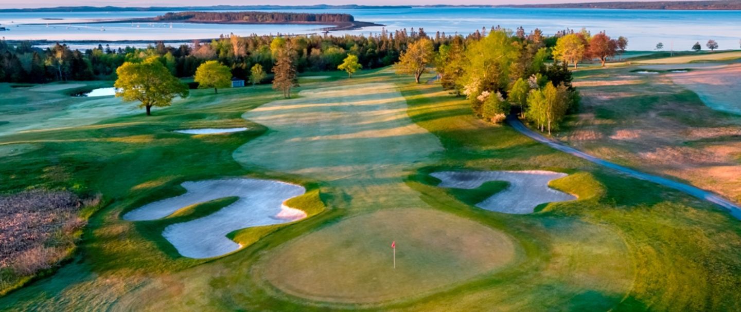 Golf hole-18 Algonquin resort, Andrews by the sea