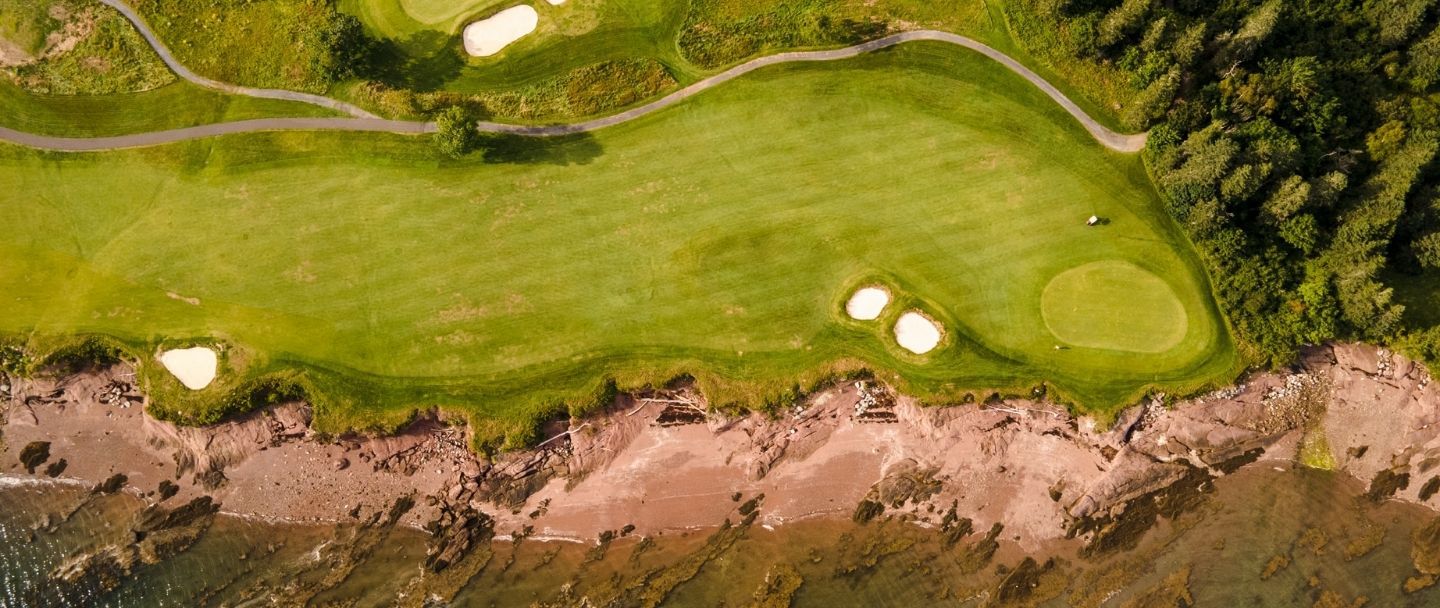 Golf course overview at Andrews By The Sea, New Brunswick