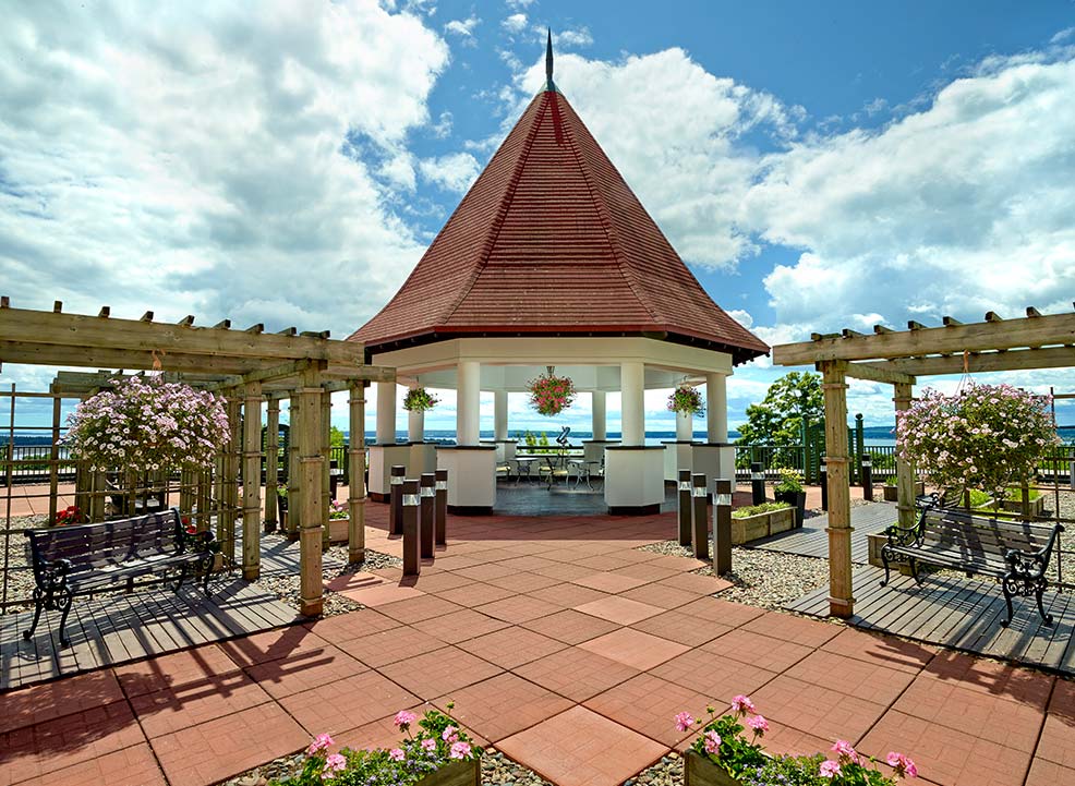 Rooftop Garden at Algonquin resort, Andrews By The Sea