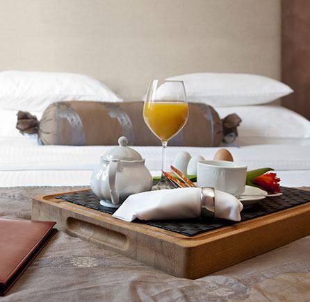 Breakfast in Bed at Algonquin resort, Andrews By The Sea