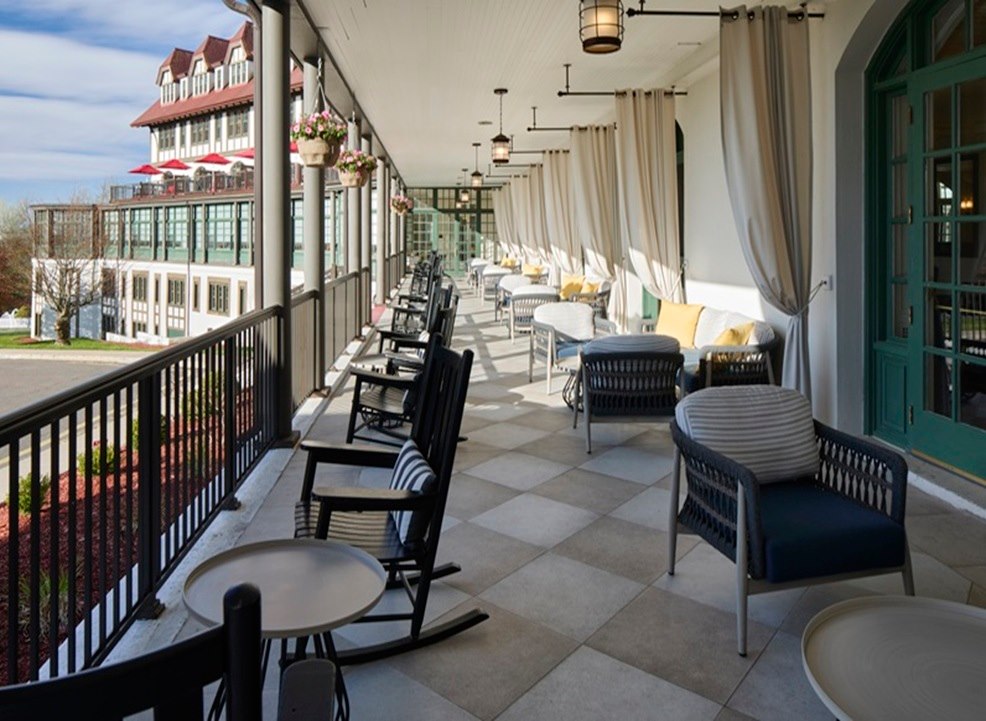 Passamaquoddy Veranda at Algonquin resort, Andrews By The Sea