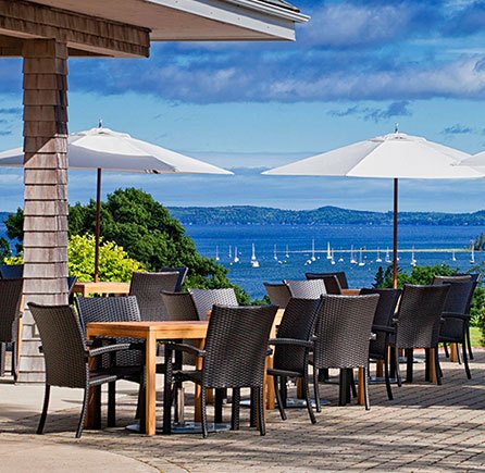 Dinner & Drinks at The Clubhouse at Algonquin resort, Andrews By The Sea